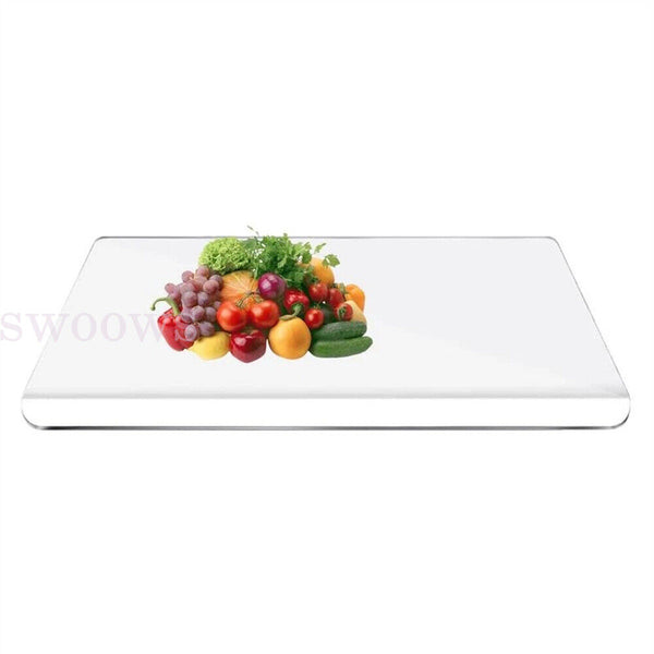 Kitchen Clear Acrylic Cutting Boards Chopping Board Non Slip for Food Fruit Meat