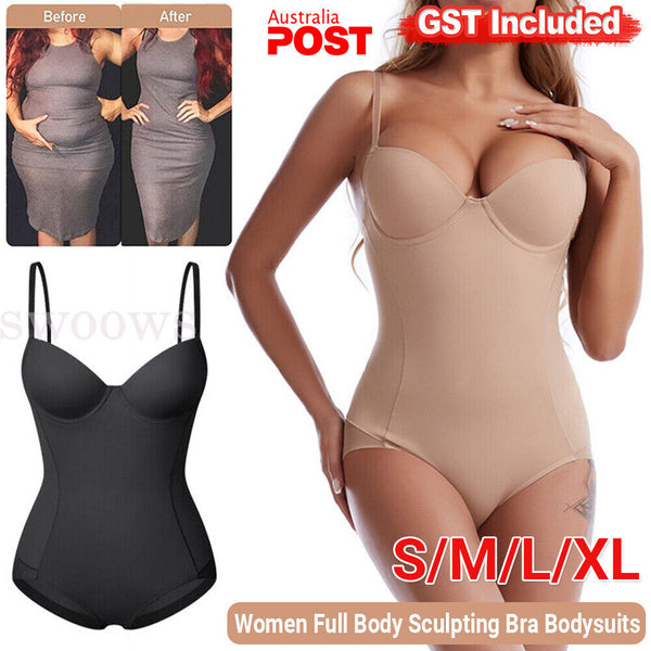 Ladies Full Body Shaper Slimming Shapewear Firm Tummy Control Underwear Bodysuit