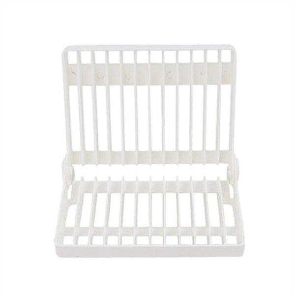 Folding Dish Plate Drying Rack Holder Drainer Kitchen Storage Organizer Stand AU