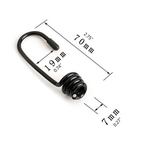 1-24Pcs Hooks for Tensioner 7mm Marine Shock Cord Bungee Elastic Rope Hook