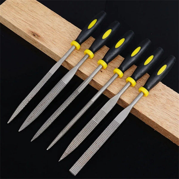 6PC Needle File Set Files For Metal Glass Stone Jewelry Wood Carving Craft Lot