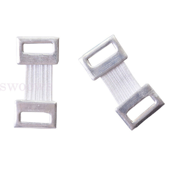 5/100 Replacement Elastic Bandage Wrap Stretch Metal Clips Fixation Clamp Hooks