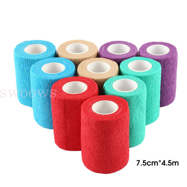 5-30PCS Cohesive Bandage Self-Adhesive Wrap tape - Sports Health Pet Vet Care