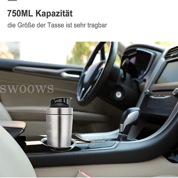 1/2x 750ml Stainless Steel Single Layer Shaker Cup Sports Water Cup, Fitness Cup