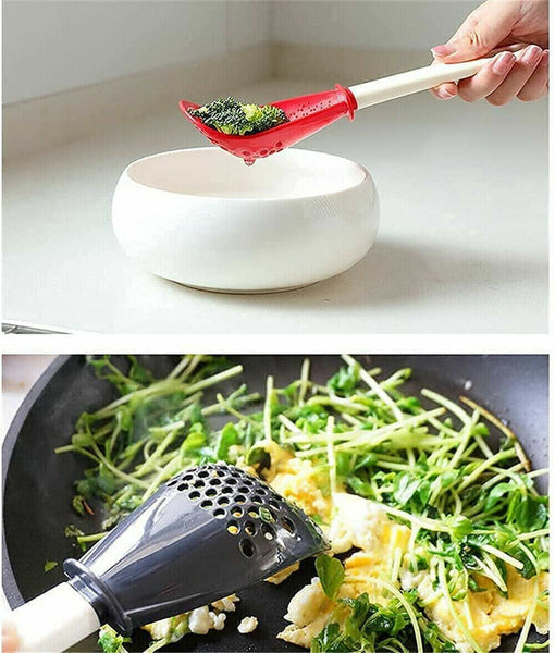 2pcs Multi-function Kitchen Utensil Spatula Spoon Cooking Tool Potato Masher AU