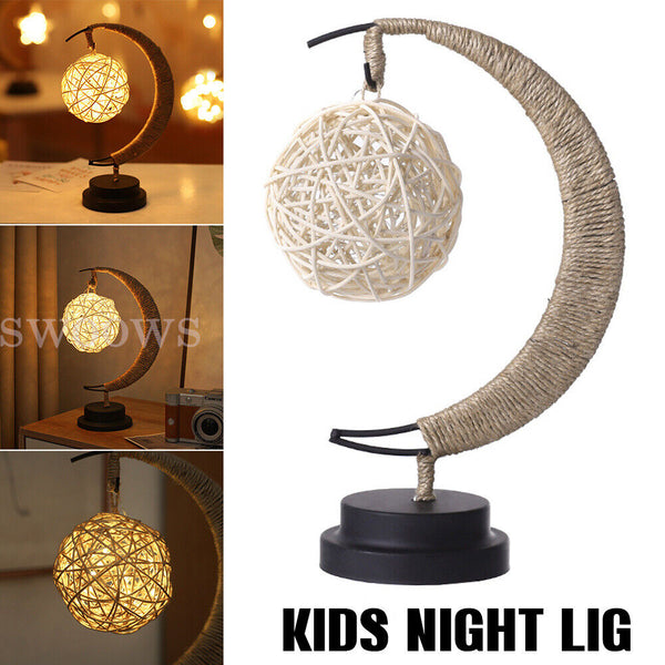 LED Night Light The Enchanted Lunar Moon Lamp Kids Bedroom Light with Stand AU