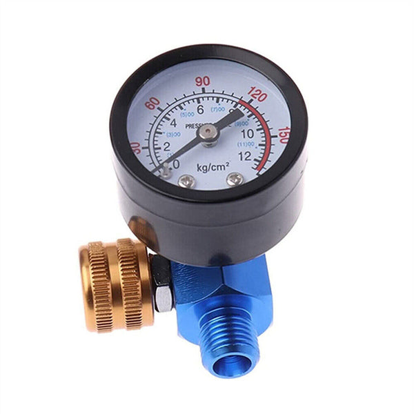 1/2Spray Gun Air Pressure G1/4 Regulator Gauge Adjust forCarAuto Repair Painting