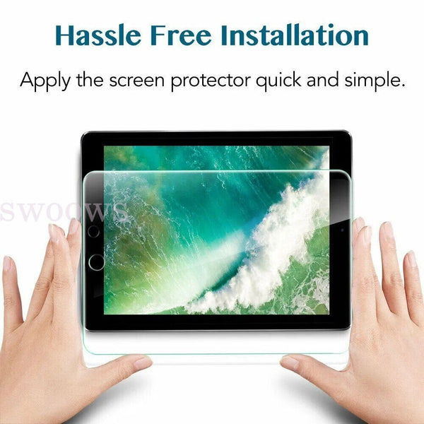 9H Full Tempered Glass Screen Protector For Apple iPad 7/8/9/10 Mini 4/5 Pro 13"