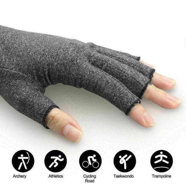 UP5pairs Arthritis Gloves Compression Joint Finger Hand Wrist Support Brace