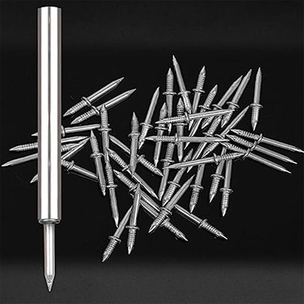 50/200Pcs Double-Head Skirting Thread Seamless Nail Double-Headed Nails No Trace