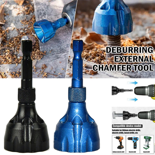 Deburring External Chamfer Tool Tungsten Steel Hex Shank Remove Burr Tool Drill