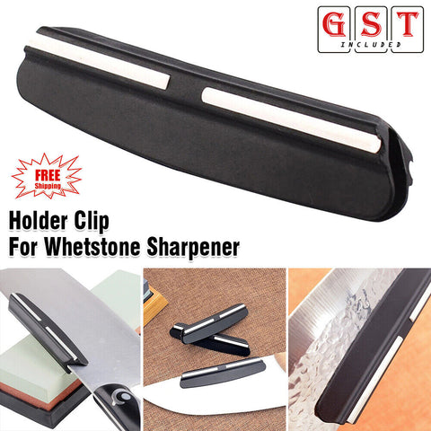 2x Kitchen Knife Sharpener Ceramic Angle Guide Holder For Whetstone Sharpener AU