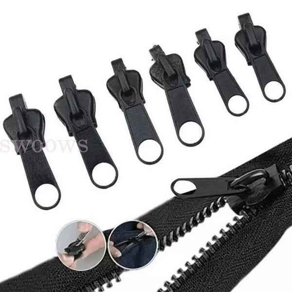 6/12Pcs Universal Instant Fix A Zipper Repair Replacement Zip Sewing Kit NEW