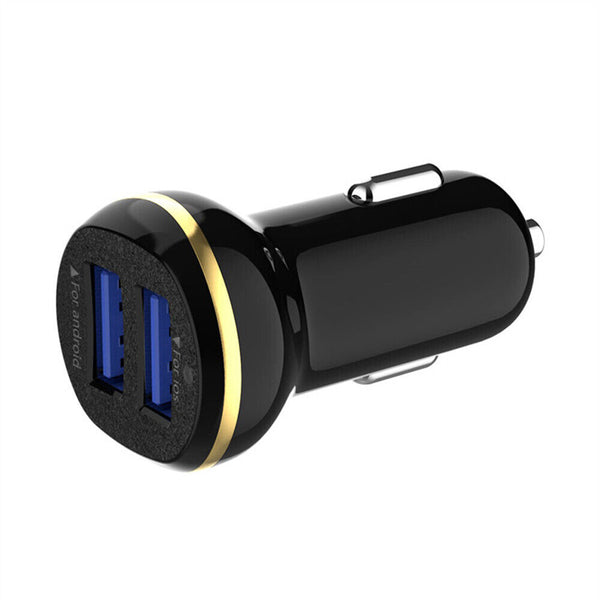 Fast 3.1A Car Phone Charger Dual USB Power Adapter For Cigarette Lighter Port