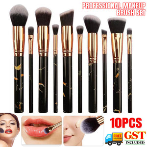 Professional Makeup Brush Set Foundation Blusher Cosmetic Make-up Brushes 10pcs