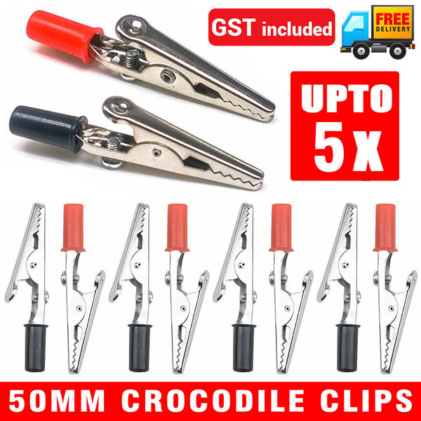 Alligator Clips 50mm Electrical Testing Crocodile Clip Probe Sets 5A