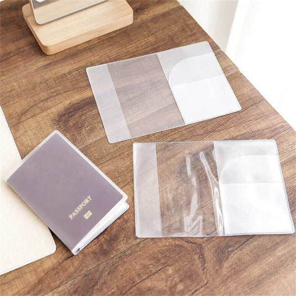 UP10x Passport Cover Transparent Protector Travel Clear Holder Organizer Wallet