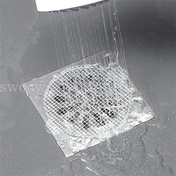 30 Pack Disposable Shower Drain Hair Catcher Hair Catcher Mesh Stickers