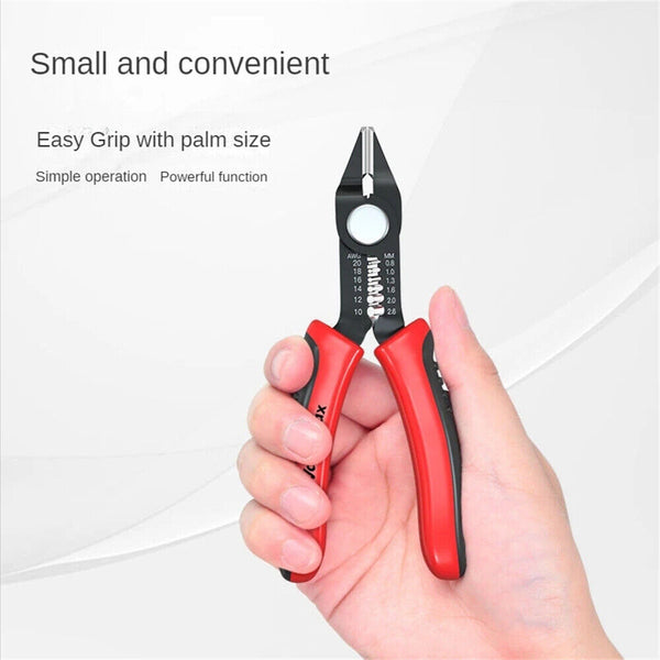 Multifunction Wire Stripper Wire Cutter Pliers Terminal Crimper Insulated Handle