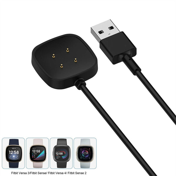 Replacement USB Charger Charging Cable For Fitbit Versa 3/4 / Inspire 2 / ACE 3