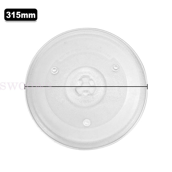 Microwave Oven Platter Turntable Glass Tray Food Glass Plate Dia 245/270/315mm