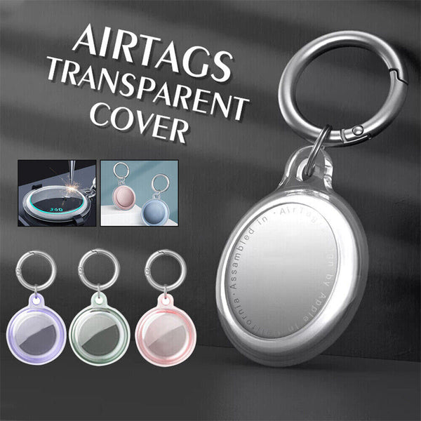 1/2PCS Case Cover Full Coverage Protector Waterproof Keychain FOR Airtag Air Tag