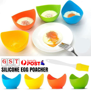 4-16Pcs Silicone Egg Poacher Poaching Pods Pan Poached Cups Moulds For Kitchen