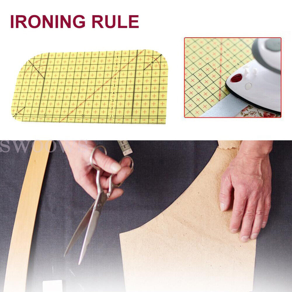 Hot Ironing Ruler Sewing Patch Tailor Making Craft DIY Measuring Handm ...