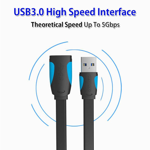 USB Extension Data Cable USB 3.0 Male to Female Adpter Cord For PC Laptop Camera