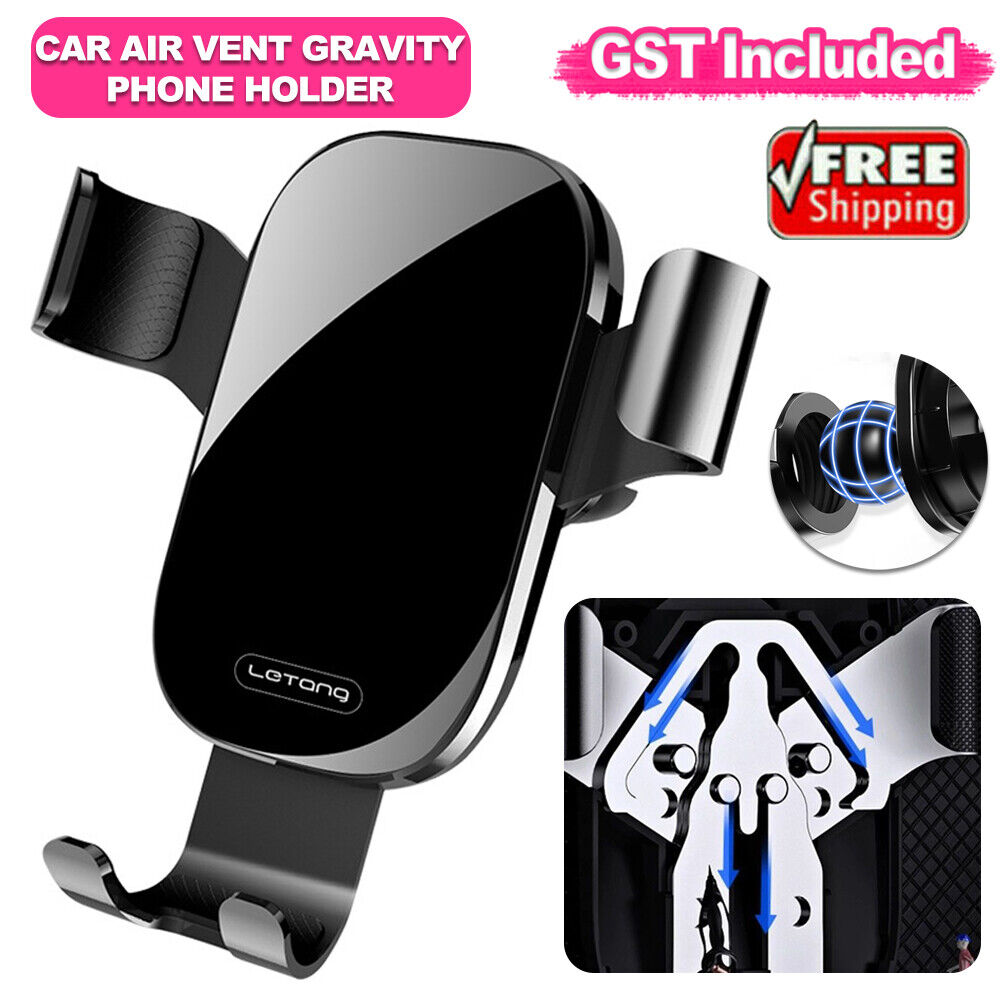 Universal Gravity Car Phone Stand Grip Cradle Air Vent Mount Holder For Mobile