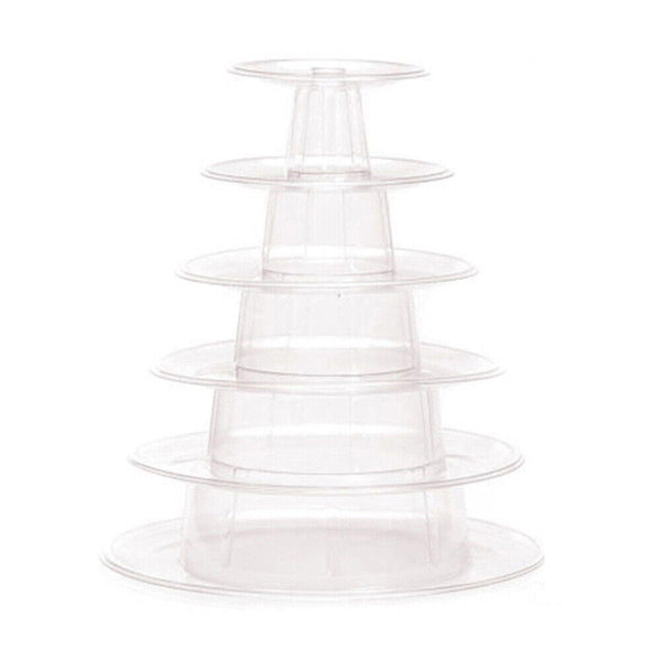 6 Tiers Macaron Tower Holder Display Rack Chocolate Cupcake Stand Wedding Party