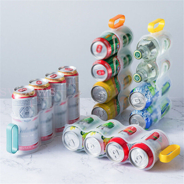 1/3PCS Beer Soda Can Storage Holder Kitchen Fridge Space Saver Organizer