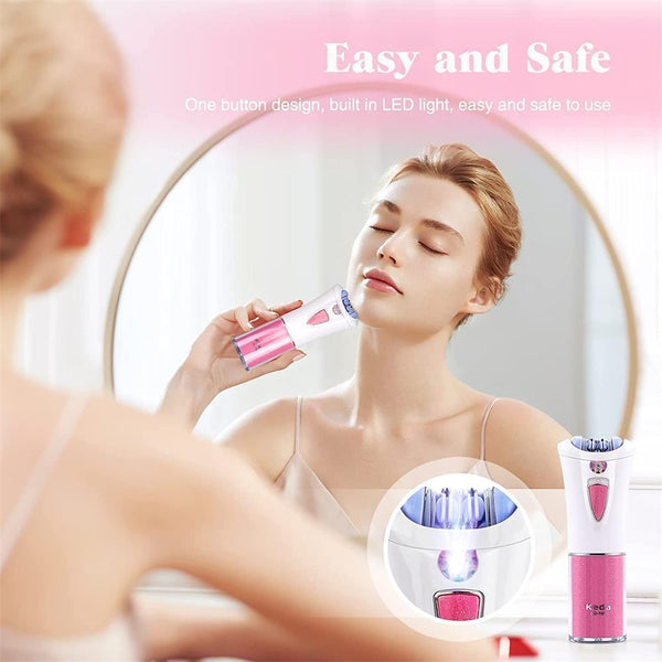 NEW Smooth Glide Epilator for Women Face - Body and Facial Hair Removal A+