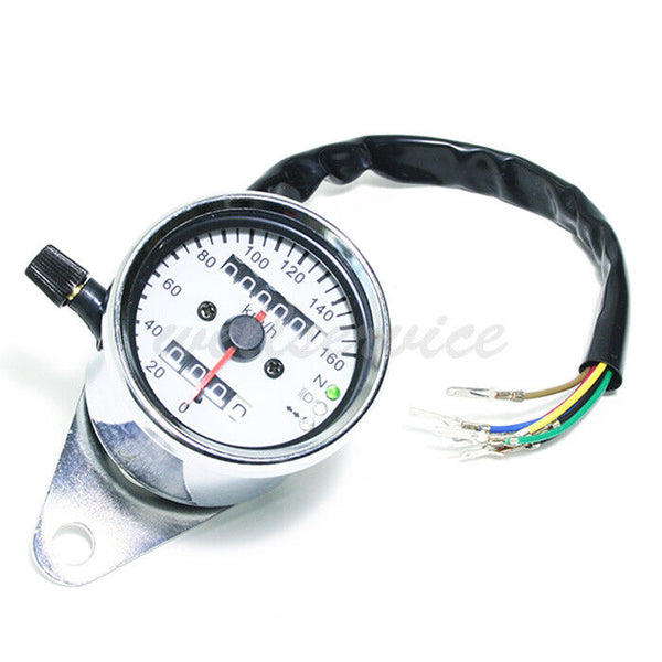 Universal Motorcycle Dual Speedometer Odometer 12V Motorcycle with LED NEW