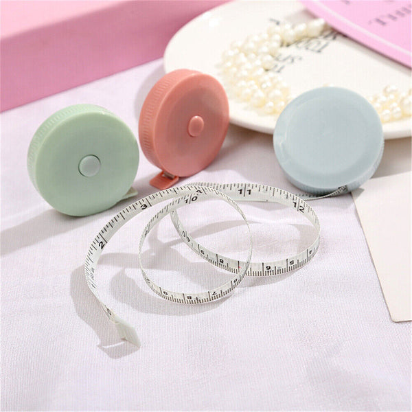 1.5m Retractable Body Measuring Soft Ruler Sewing Cloth Tailor Tape Measure