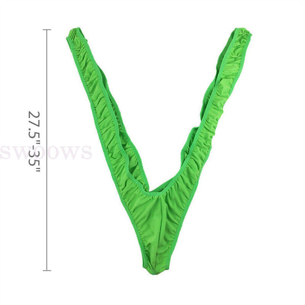 Leopard Skin Mesh Man Sexy Borat Mankini Thong Bodysuit Costume Swimsuit