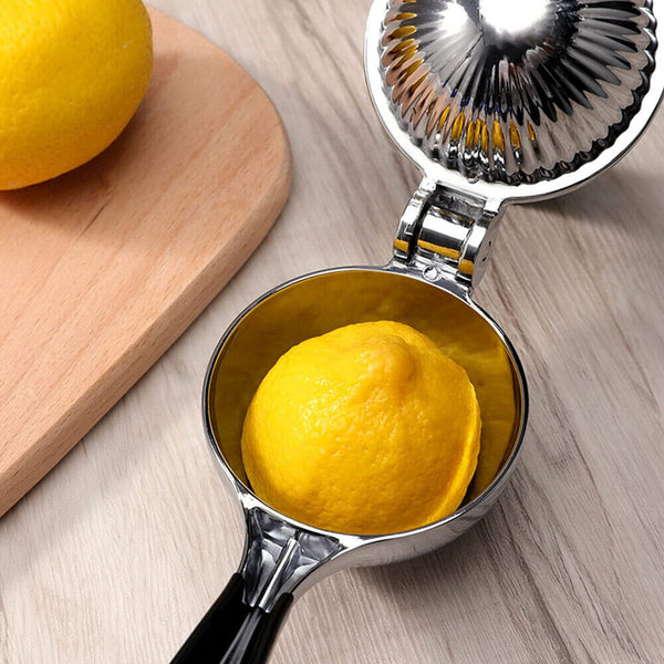 STAINLESS STEEL LEMON LIME SQUEEZER JUICER KITCHEN HOME MANUAL HAND PRESS TOOL