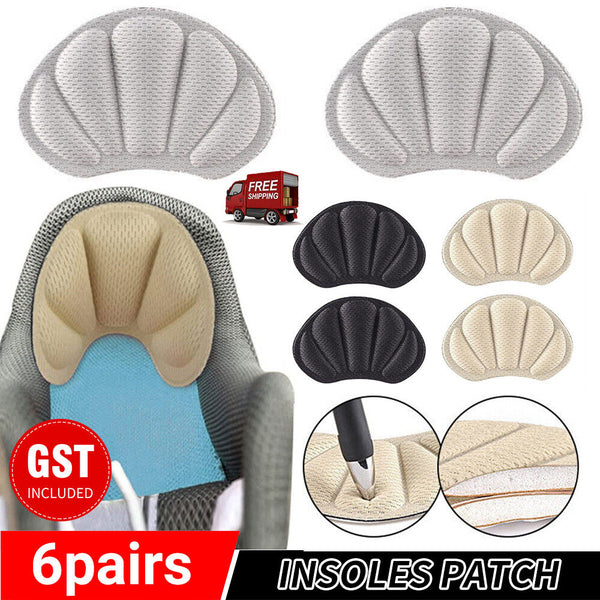 12pcs Insoles Patch Heel Pads for Sport Shoes Pain Relief Antiwear Feet Pad AU