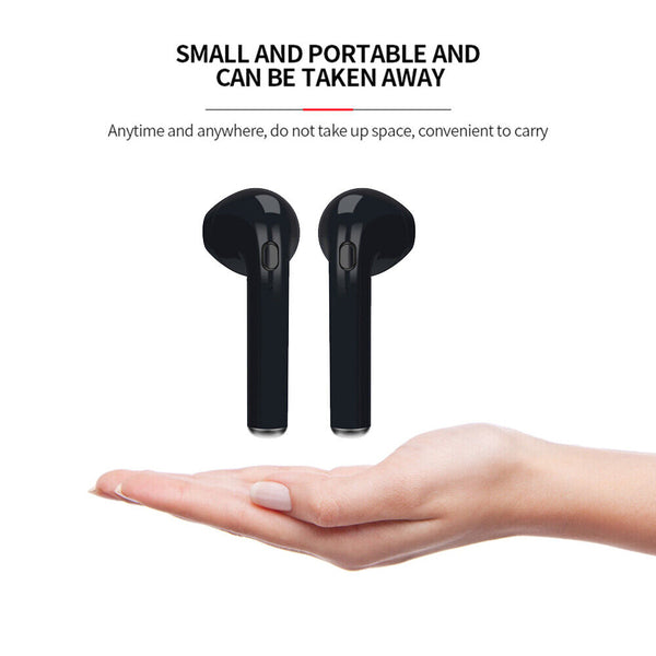 Bluetooth 5.0 Headset TWS Wireless Earphones Mini Earbuds Headphones White/Black