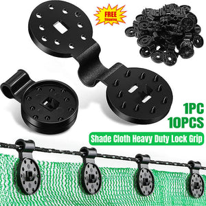 5-100Pcs Shade Cloth Heavy Duty Lock Grip Reusable Windproof Awning Clamp Grip