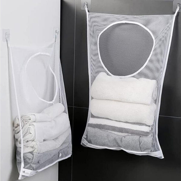 Hanging Laundry Hamper Basket Storage Clothes Bag Washing Bin Toy Organiser