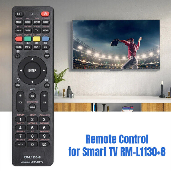 Universal TV Remote Control LCD/LED For Sony/Samsung/Panasonic/LG/TCL/Soniq AUS