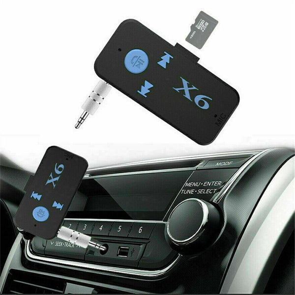 Wireless Bluetooth 3.5mm AUX Transmitter Audio Music Receiver Home Car Adapter