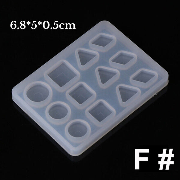 NEW Silicone Resin Moulds Mold Jewelry Earring Pendant Casting Craft DIY Kit Set