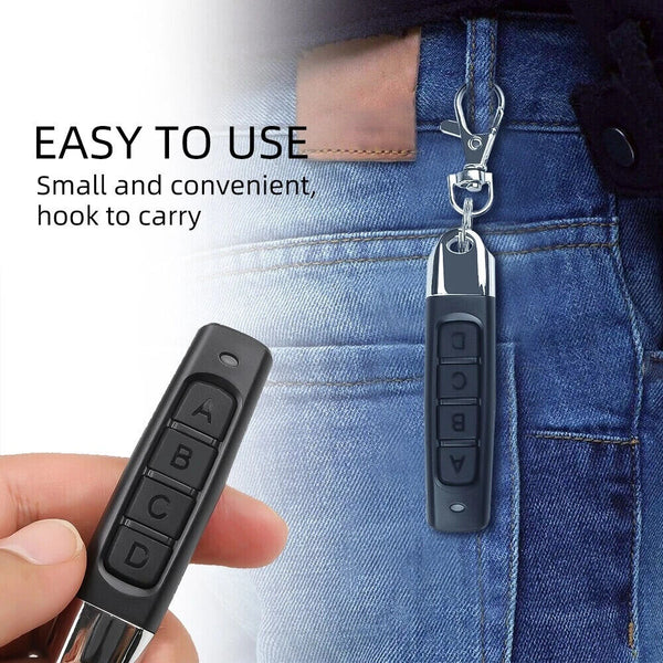 Universal 433MHZ Remote Control Garage Door Gate Car Cloning Wireless Key Fob AU