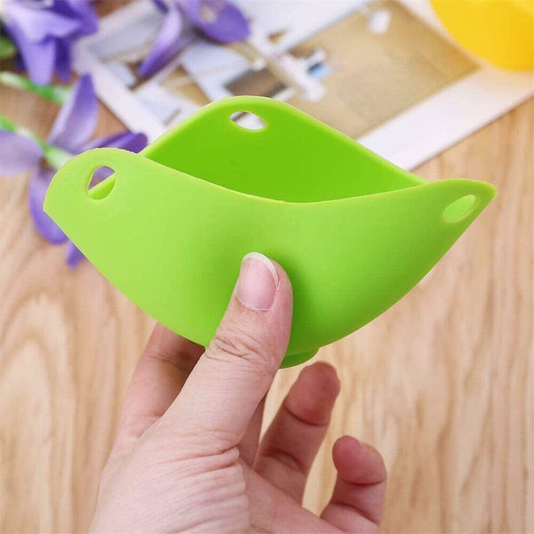 1/4Pcs Silicone Egg Poacher Poaching Pods Pan Poached Cups Moulds For Kitchen