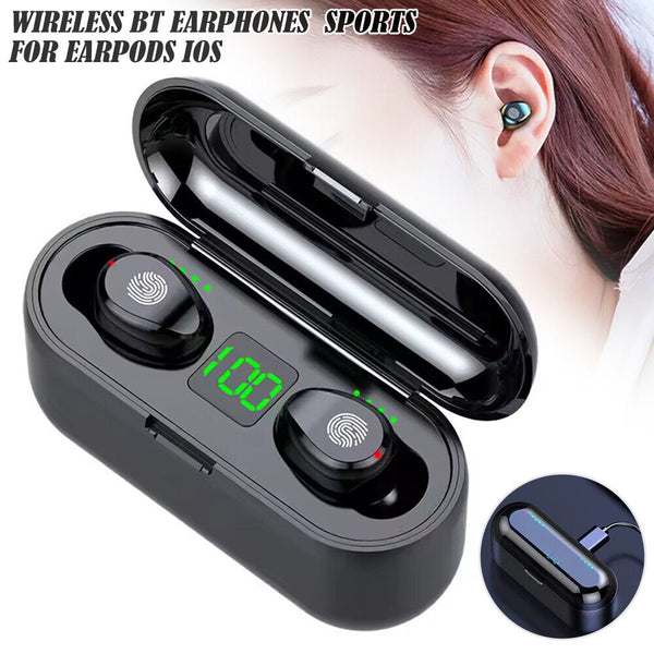 Wireless Bluetooth Earphones Headphones Earbuds Sports for Earpods iOS Android