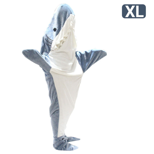 Shark Sleeping Bag S-XXL for Shark Blanket Super Soft Cozy Flannel Hoodie