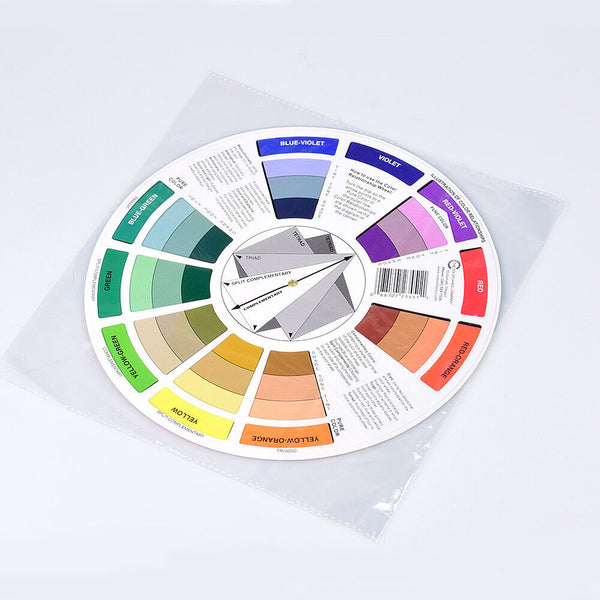 Artists Colour Wheel Mixing Colour Guide 23cm Artist Colour Wheel Nail Painting