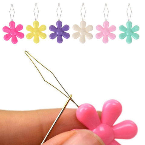 Up To 30pcs Flower Needle Threader Automatic Thread Guide Tool Sewing Machine